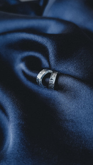 Pendientes Hoops Martelé