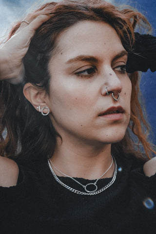 Pendiente Circle Silverscape