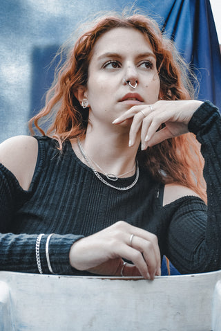 Colgante Ellipse Silverscape