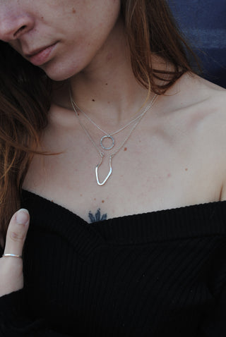 Colgante Circle Martelé